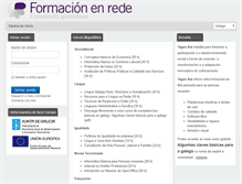 Tablet Screenshot of formacionenrede.net